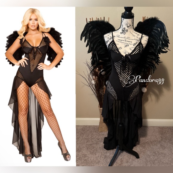 Sexy witch fallen angel Medusa spell seductress costume - Picture 8 of 11